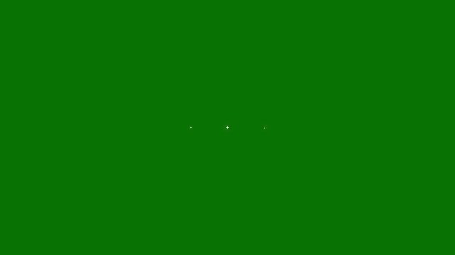 , blinking vector dots and flares, abstract night sky effect, 4K bright motion video for overlaysparkling particle lights floating, Starry night,  shining twinkle effect green