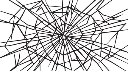 Obraz premium broken glass sphere