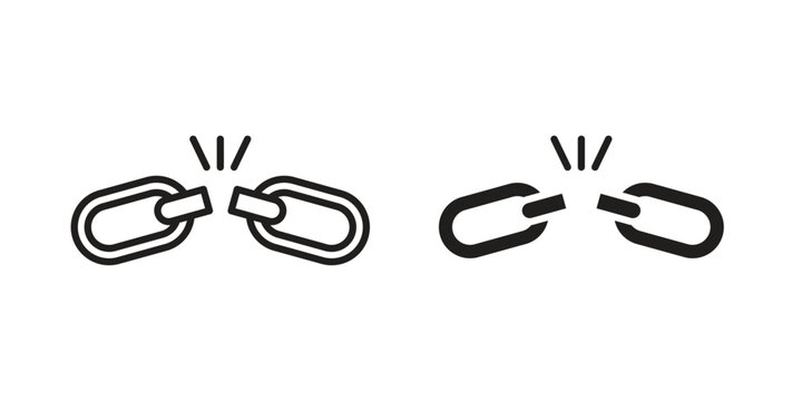 Weak icon in line design. editable stroke icon vector. EPS10