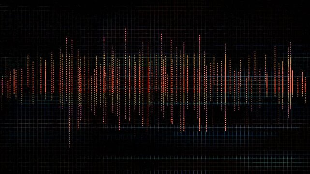 Sound wave abstract background video motion 