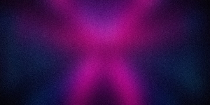 Abstract grain texture background with vibrant purple and dark blue light beams for energetic digital design.