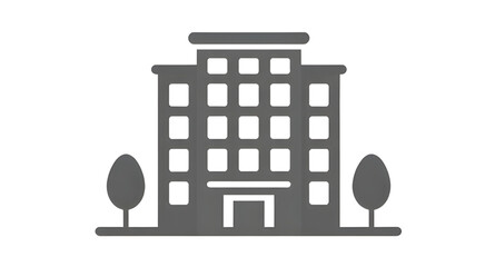 building, office, hotel, commercial, property, architecture, icon, grey, business, skyscraper, apartment, tower, urban, realestate, vector, graphic, office © BPIXEL