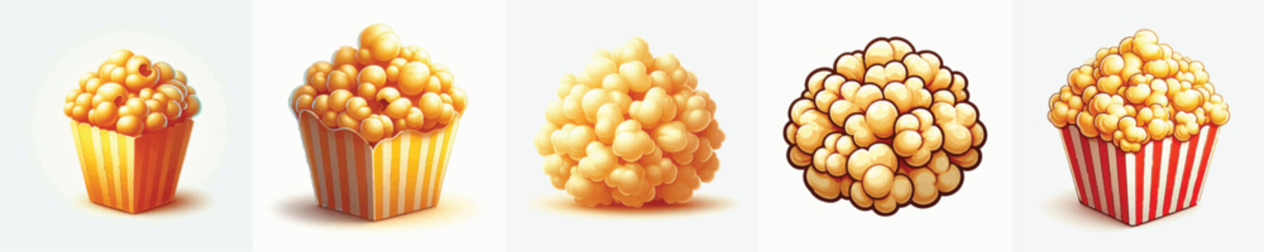 vector of a popcorn