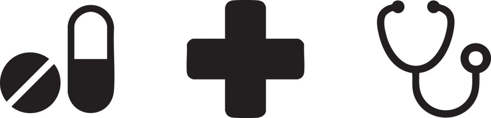Obraz premium Primary Medicine Icon Patient Treatment Vector