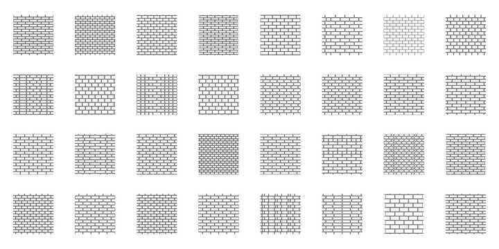 Landscape Architecture CAD Hatch Pattern Set Grass Water Stone Wall Texture Elements Collection