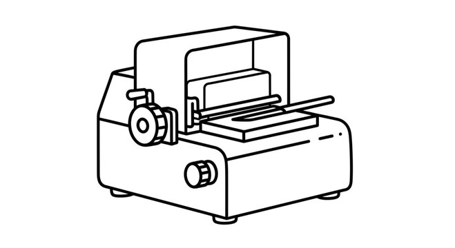 Laboratory Microtome for Slicing Biological Samples for Microscopy