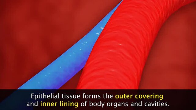 Epithelial tissue of human body
