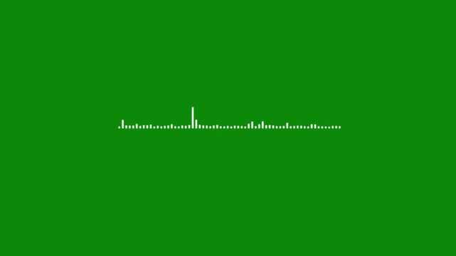 4k ultra hd audio visualizer animation, with vibrant sound waves and pulsing equalizer spectrum green background, 4k video