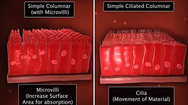 Simple columnar epithelium