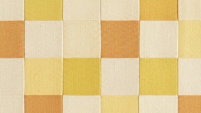 Abstract warm tones checkerboard pattern texture background