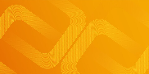 Orange abstract background. Minimal pattern. Vibrant gradient geometric lines. Modern design. Suit for banner, cover, business, flyer, poster, website, brochure, corporate © tirtasatria