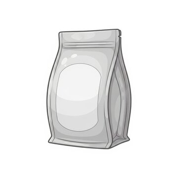 An isolated 3d illustration of an empty old fashioned washing machine equipment next to a clean plastic container package template