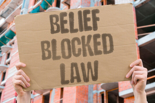 "Belief Blocked Law" Legal statutes directly restrict certain religious observances and expressions. LEGAL. STATUTES. RESTRICT. RELIGIOUS. EXPRESSIONS.