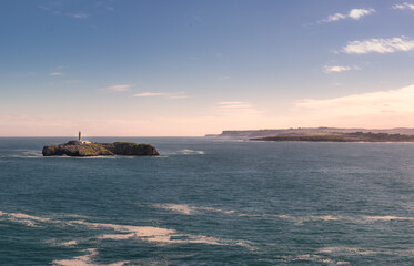 Fototapeta premium isla de Mouro en Santander
