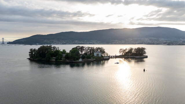 San simon island and san anton island in rande strait