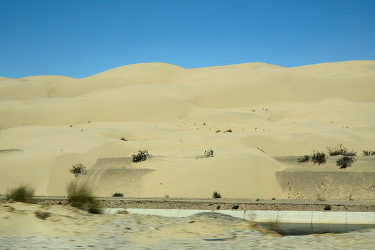 Algodones dunes also known as Sand Toy Capital of the World along Interstate-8 in California immediately west of Yuma, AZ