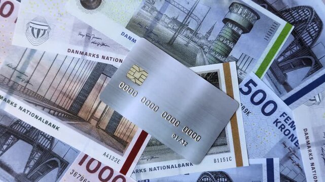 A credit card for contactless cashless payments via a terminal or online. A credit card for a financial background