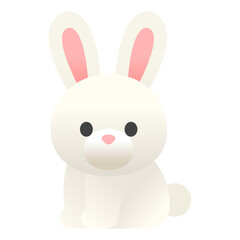 Obraz premium Cute Rabbit Icon