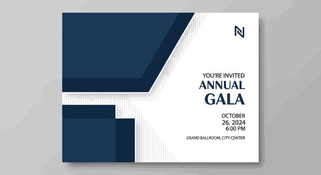 Invitation to annual gala event flyer.