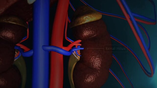 Anatomy and structure of kidney