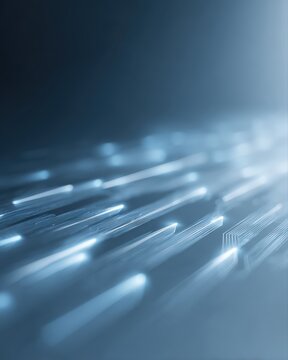 Abstract IT roadmap with arrows and digital connections, big data processing and modernization theme, clean tech background, premium stock style
