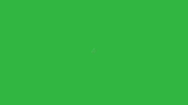 May 25 Calendar Icon Animation On Green Screen Background, 3D Date Reminder Chroma Key