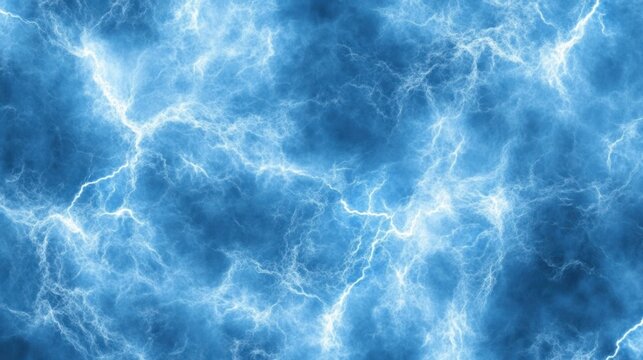 Blue and white electrical lightning effect