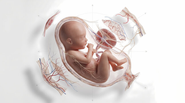 Human Fetus In Utero Development Pregnancy Anatomy