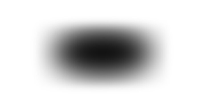 Realistic Oval Drop Shadow with Soft Blurred Edges