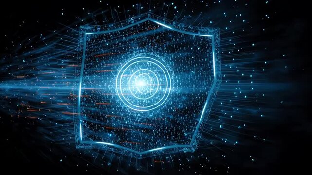 Tech Security Concept in 4K Visuals