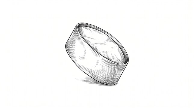 Traditional black songkok cap isolated on white background, featuring formal Indonesian and Malay cultural style.