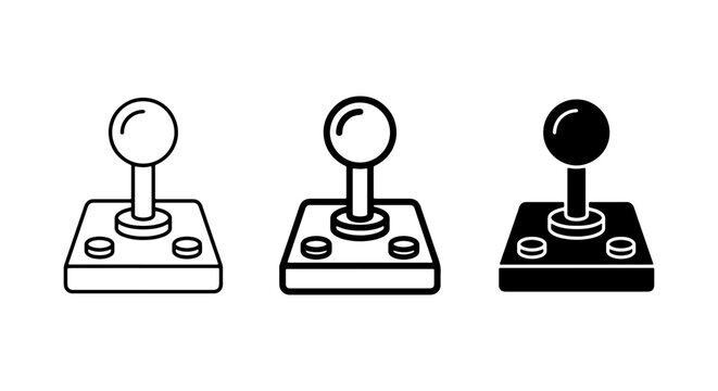 Retro Arcade Joysticks, Vintage Game Controllers, Classic Gaming Input Devices