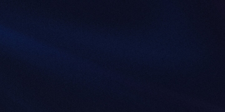 Abstract dark blue texture with grainy noise and soft light beam illustration