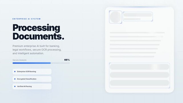 AI Document Processing System with OCR and Data Analysis