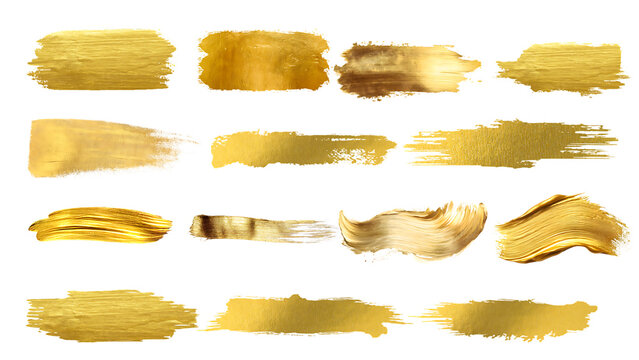 Luxury Gold Brush Stroke Collection