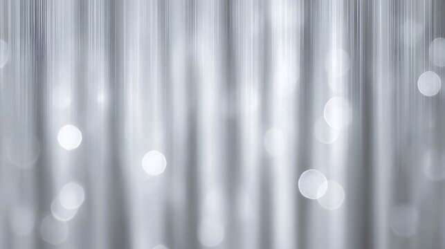 An ethereal and soft abstract backdrop featuring vertical draped curtains with scattered glowing bokeh lights
