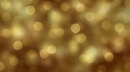 Fototapeta premium A dreamy warm abstract backdrop featuring soft bokeh lights and rich gold and bronze tones
