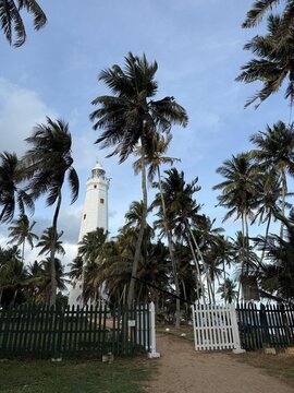 Dondra Lighthouse on the southern coast of Sri Lanka