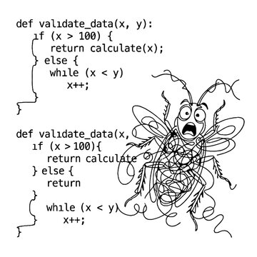 Bug with code face expression.