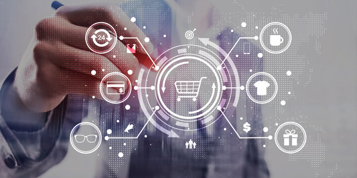 Digital Ecommerce and Online Retail Ecosystem for Modern Business Growth.