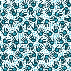 Fototapeta premium Medicine pills seamless pattern for wrapping paper and doctor clothes and packaging and medical accessories