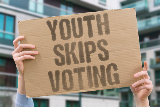 "Youth Skips Voting" Young citizens increasingly opt out of electoral participation entirely. YOUNG. CITIZENS. OPTOUT. ELECTORAL. PARTICIPATION.