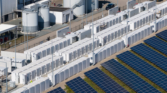 Battery Storage at Maxima Power Plant.