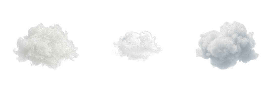 Small White Puffy Cloud Element Transparent PNG Soft Sky Atmosphere For Weather Nature Graphic Design