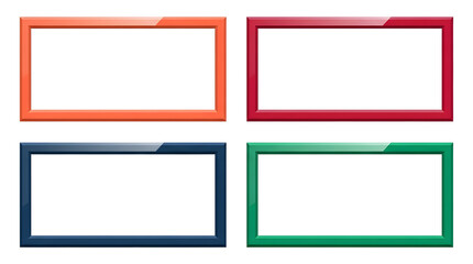 Fototapeta premium カラフルな入場券チケットレイアウトセット