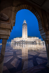 Obraz premium Hassan II Mosque - Casablanca, Morocco