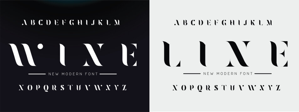 WINE LINE Elegant alphabet letters font logo. Typography luxury classic lettering serif fonts decorative wedding vintage retro logos, design for fashion,beauty shop and brand . vector illustration