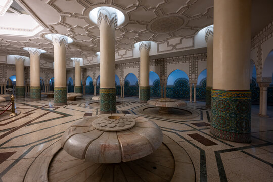 Hassan II Mosque Interior - Casablanca, Morocco