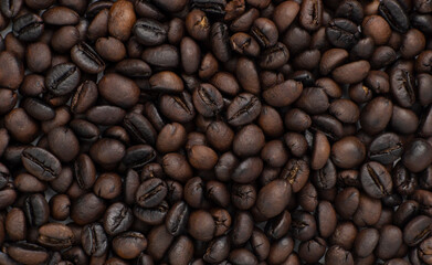 Fototapeta premium Coffee bean texture background