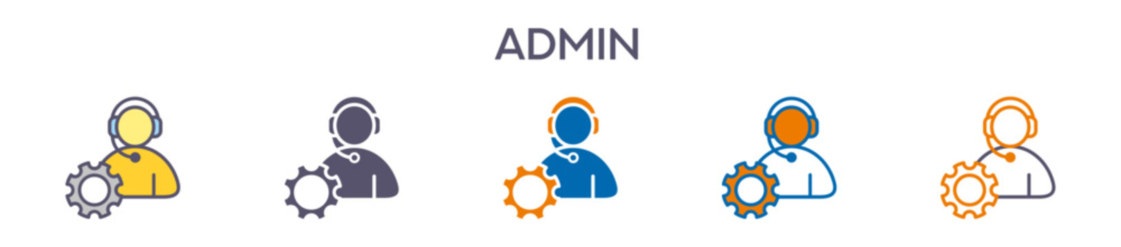 Admin Element For Design Graphic - Multi Styles